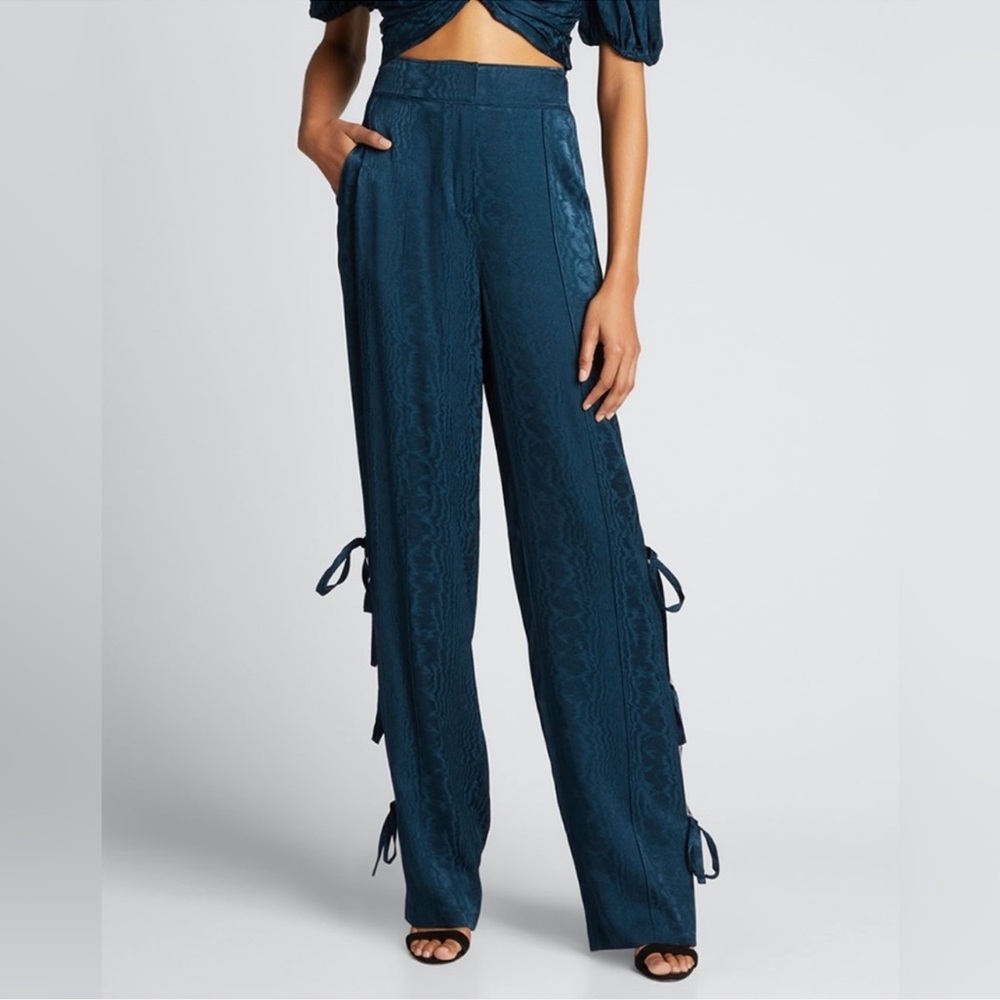 Cinq a Sept Keaton Pant Peacock Blue size 2 NWT - Picture 2 of 8